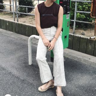 マウジー(moussy)のmoussy レースワイドパンツ(カジュアルパンツ)