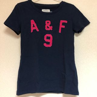 アバクロンビーアンドフィッチ(Abercrombie&Fitch)のアバクロ 紺 ピンク Mサイズ(Tシャツ(半袖/袖なし))