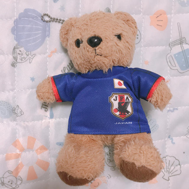 サッカー日本代表ユニフォーム着用 クマのぬいぐるみの通販 By Tuck ラクマ