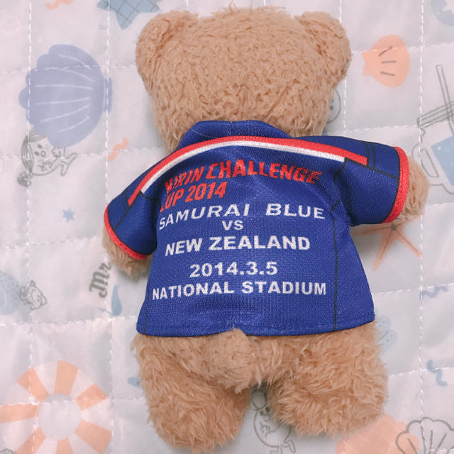 サッカー日本代表ユニフォーム着用 クマのぬいぐるみの通販 By Tuck ラクマ