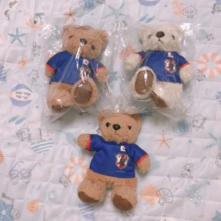 サッカー日本代表ユニフォーム着用 クマのぬいぐるみ(ぬいぐるみ)