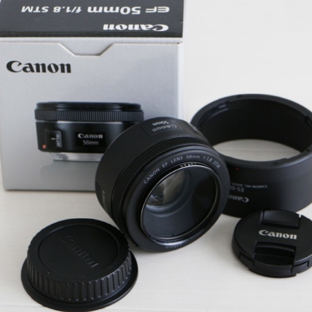 Canon EF 50mm stm f1.8 キャノン 単焦点 レンズ 新品級