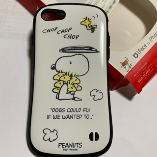 ピーナッツ(PEANUTS)のiFace スヌーピーiPhone8 / 7 ケース 耐衝撃/プロペラ(iPhoneケース)