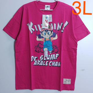 ≪新品≫Drスランプ・アラレちゃん☆3Lビッグサイズ☆半袖Tシャツ・ピンク♪(Tシャツ/カットソー(半袖/袖なし))