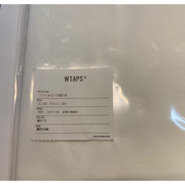 W)taps(ダブルタップス)のWTAPS×MIN-NANO Tシャツ 白M メンズのトップス(Tシャツ/カットソー(半袖/袖なし))の商品写真