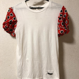 ミュウミュウ(miumiu)のMIUMIU Tシャツ Sサイズ(Tシャツ(半袖/袖なし))