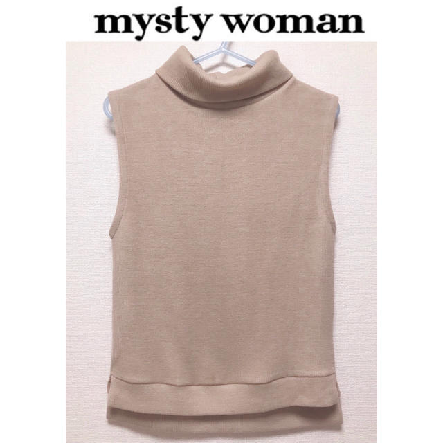 mysty woman(ミスティウーマン)のノースリーブハイネック♡mystywoman  レディースのトップス(カットソー(半袖/袖なし))の商品写真