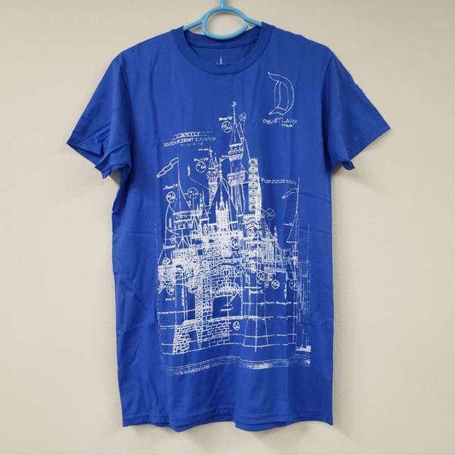 Disney(ディズニー)のアナハイム ディズニーランドリゾート ブルー キャッスルTシャツ メンズのトップス(Tシャツ/カットソー(半袖/袖なし))の商品写真