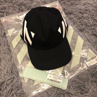 オフホワイト(OFF-WHITE)のひでさん専用OFF-WHITE ストライプキャップ(キャップ)