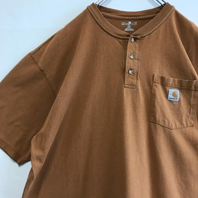 カーハート Carhartt ヘンリー ネック ポケット Tシャツ