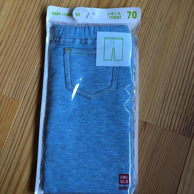 UNIQLO(ユニクロ)のユニクロ ベビー レギンス三枚セット キッズ/ベビー/マタニティのベビー服(~85cm)(パンツ)の商品写真