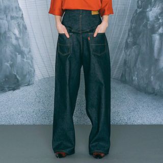 コムデギャルソン(COMME des GARCONS)のネオンサイン  スイッチデニム 17ss(デニム/ジーンズ)