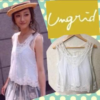 アングリッド(Ungrid)のシースルーノースリブラウス todayful ザラ マウジー ユニクロ GU(シャツ/ブラウス(半袖/袖なし))