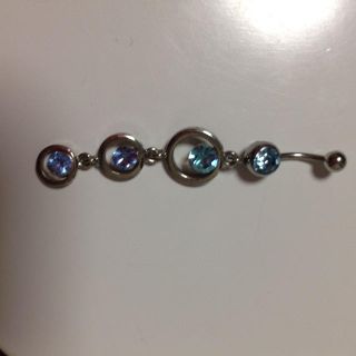 ブルー♡ボディピアス(ピアス)