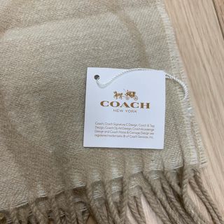 COACH - コーチ coach マフラー ストール 新品 未使用 タグ付きの通販