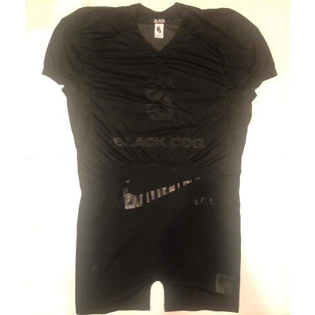 black comme des garçons  football shirt