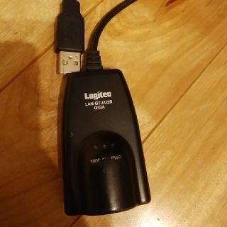 Logitec USB Lan 【LAN-GTJ/U2B】windows10対応(PC周辺機器)