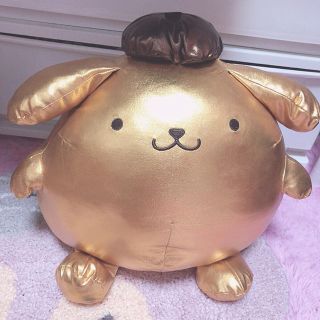 ポムポムプリン(ポムポムプリン)の金色のポムポムプリン ぬいぐるみ(ぬいぐるみ)