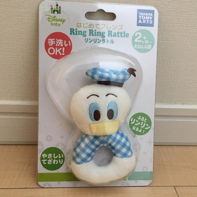 Disney(ディズニー)の新品  ドナルド  ラトル ／ ディズニー  ガラガラ キッズ/ベビー/マタニティのおもちゃ(がらがら/ラトル)の商品写真