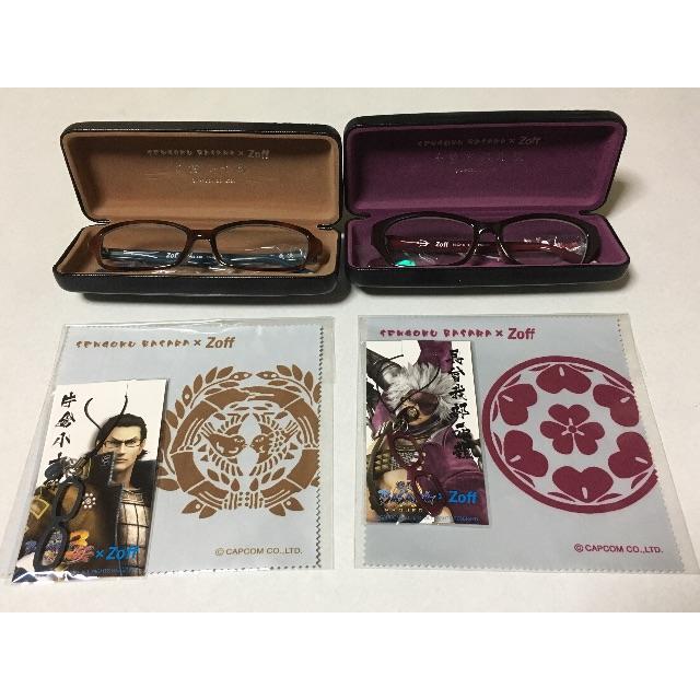 戦国BASARA×Zoff コラボメガネ 片倉小十郎モデル・長曾我部元親モデルキャラクターグッズ