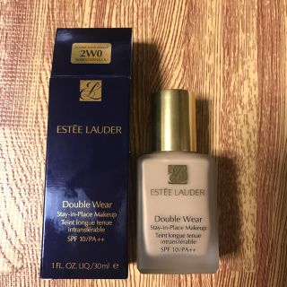 エスティローダー(Estee Lauder)のダブルウェア  2W0  ウォームバニラ(ファンデーション)