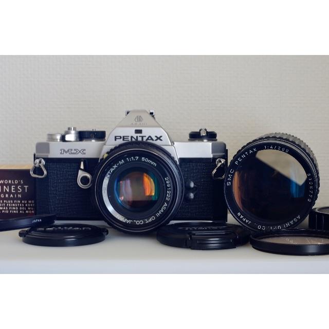 Pentax MX + SMCレンズ２本・美品・試写済RT-086メーカー