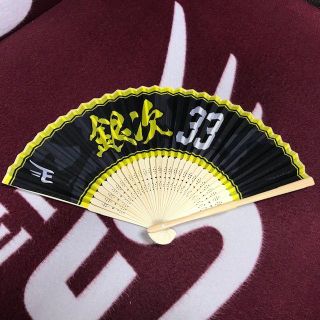 楽天 イーグルス #33 銀次  扇子 【非売品】(記念品/関連グッズ)