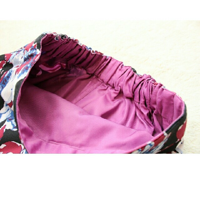ViS(ヴィス)のリバーシブルスカート花柄×ピンク レディースのスカート(ロングスカート)の商品写真
