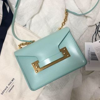 新品☆ SOPHIE HULME アクアブルー ミニバッグ