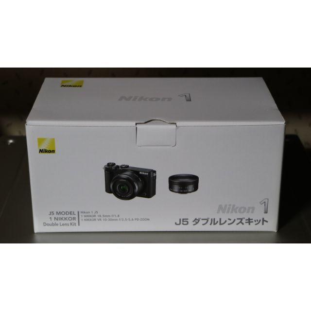 Nikon - ニコン Nikon1 J5 ダブルレンズキット ブラック J5WLKBKの通販 ...