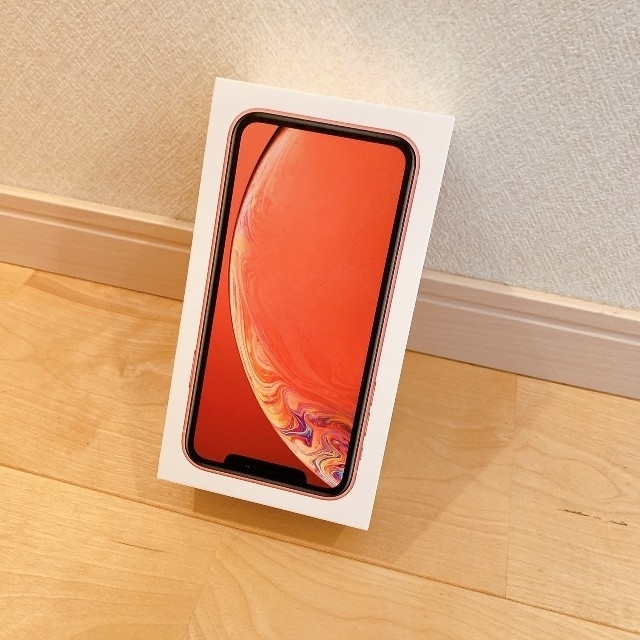 iPhone XR 64GB coral SIMフリー 残債なし 新品未使用スマートフォン/携帯電話