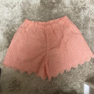 ロペピクニック(Rope' Picnic)の【未使用】ロペピクニック  フラワー レース ショートパンツ(ショートパンツ)