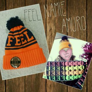 安室奈美恵 FEEL ニット帽の通販 by amu's shop|ラクマ