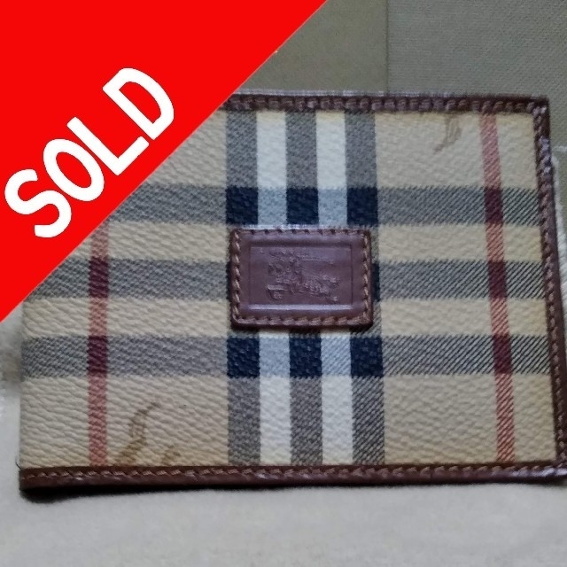 今季一番 BURBERRY - ノバチェック BURBERRY 折り財布 新品未使用 折り