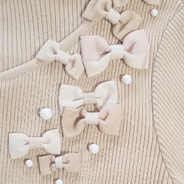 未使用♡フォクシー38  ネイビー　Lady Bow Cardigan   ルネ