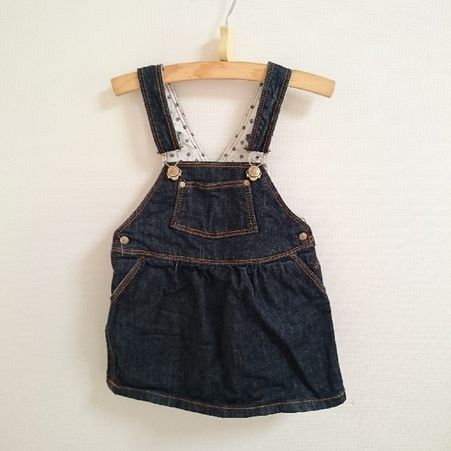 PETIT BATEAU(プチバトー)のプチバトー 美品 12m ジャバースカート キッズ/ベビー/マタニティのベビー服(~85cm)(ワンピース)の商品写真