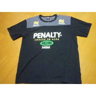 ペナルティ(PENALTY)の☆プラクティスシャツ　半袖　PENALTY製　サッカー　フットサル　黒　L(ウェア)