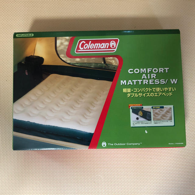 Coleman(コールマン)の(新品 未使用)コールマン  ダブルサイズのエアマット  スポーツ/アウトドアのアウトドア(寝袋/寝具)の商品写真