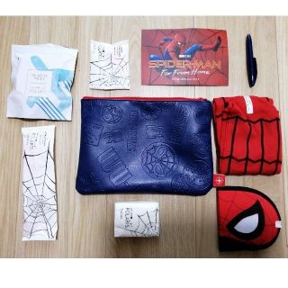 ユナイテッド航空ビジネスクラスアメニティ スパイダーマン