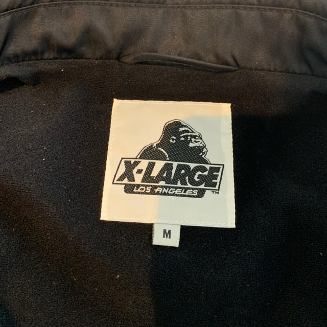 XLARGE(エクストララージ)のゆうさん【XLARGE】コーチJKT ブラック メンズのジャケット/アウター(ナイロンジャケット)の商品写真