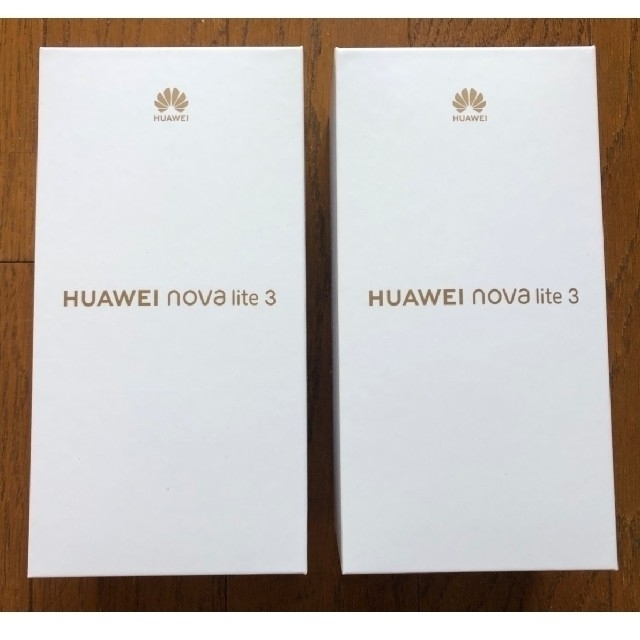 【2台】HUAWEI nova lite 3 【ブルー・レッド】