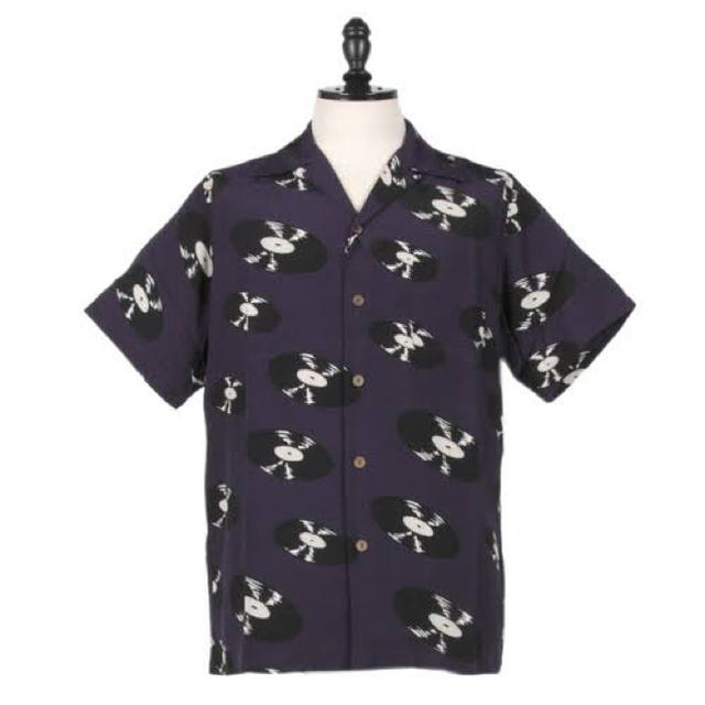 WACKO MARIA HAWAIIAN SHIRT  レコード パープル