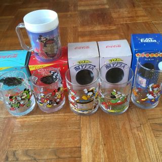 ディズニー(Disney)のディズニー グラス コップ コカコーラ 非売品 5周年記念(ノベルティグッズ)