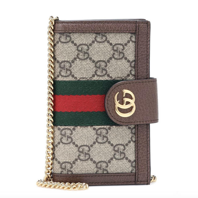 ★GUCCI (グッチ) ★〔オフィディア〕GG チェーンiPhoneXケースの通販