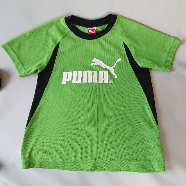 PUMA(プーマ)のPUMA グリーン 上限セット サイズ140 キッズ/ベビー/マタニティのキッズ服男の子用(90cm~)(その他)の商品写真