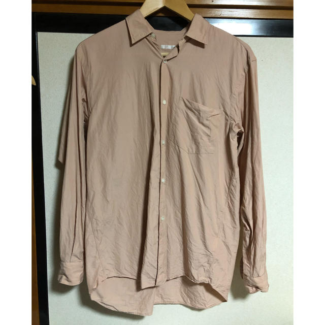 comoli コモリ シャツ サンドピンク サイズ1 comoli コモリ シャツ サンドピンク サイズ1