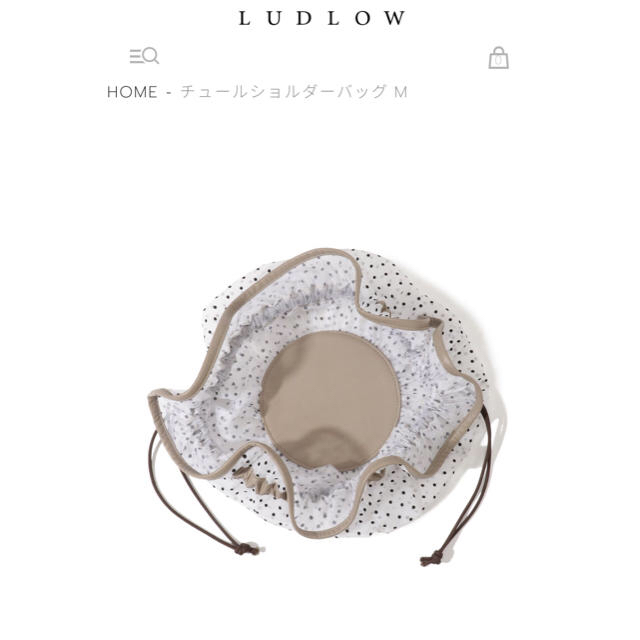 LUDLOW(ラドロー)のセイロ様 専用でございます LUDLOW ラドロー チュール ショルダー バッグ レディースのバッグ(ショルダーバッグ)の商品写真