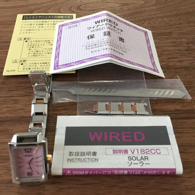WIRED(ワイアード)のセイコー ワイアード ソーラー SEIKO WIRED 腕時計 レディースのファッション小物(腕時計)の商品写真