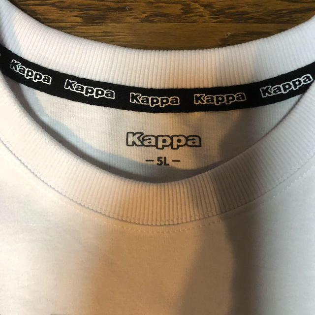 Kappa(カッパ)のKAPPA　新品　５Ｌ　カッパ 　WHITE　白　ビッグシルエット メンズのトップス(Tシャツ/カットソー(半袖/袖なし))の商品写真