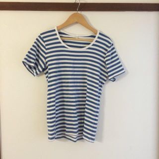 ムジルシリョウヒン(MUJI (無印良品))の▽ボーダーTシャツ(Tシャツ(半袖/袖なし))